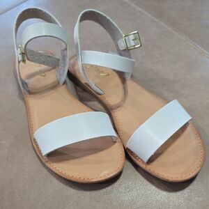 Chic White Kids Sandals